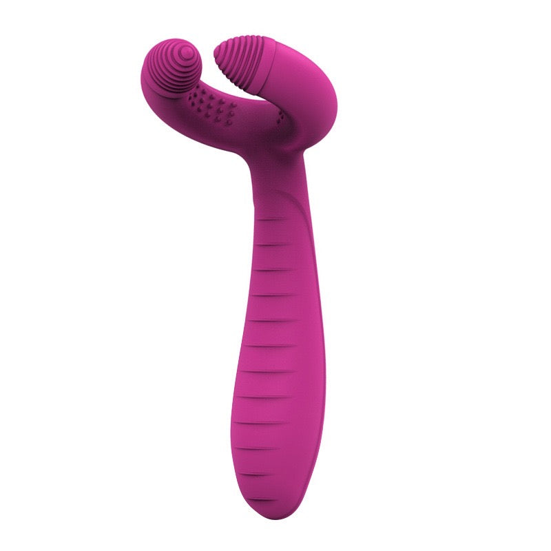 Lila Paar-Vibrator Nahaufnahme - Weiches Silikon mit vielseitigen Funktionen