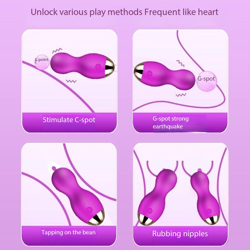 Rosa Liebeskugeln Nahaufnahme - Weiches Silikon mit Fernsteuerung