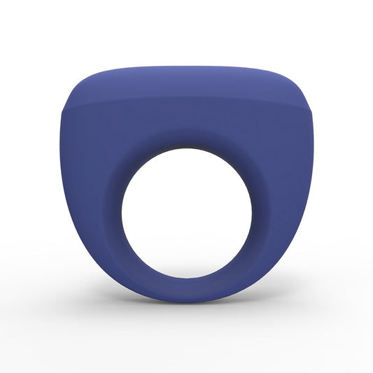 Blauer vibrierender Penisring mit Bluetooth-Steuerung - 8 Modi für gemeinsame Stimulation