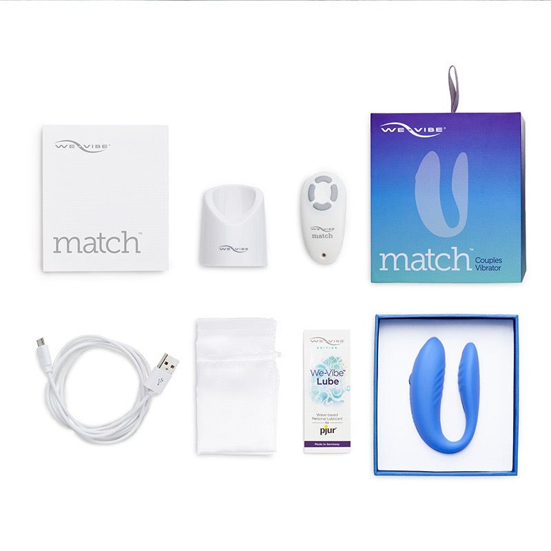 We-Vibe Match Komplettset mit USB-Kabel und diskreter Tasche
