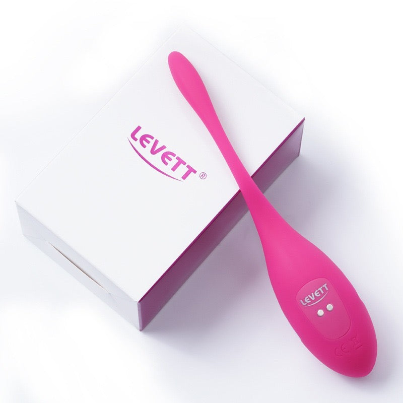 Rosa kompaktes Wireless-Wellness-Gerät mit App-Steuerung - Diskret und tragbar