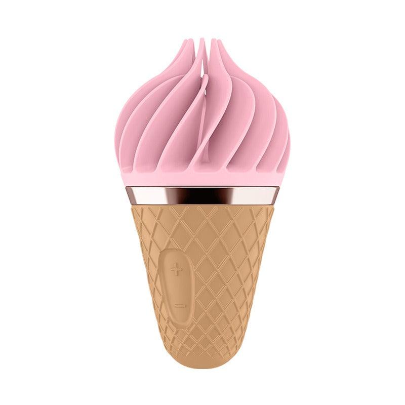 Pinker Rotations-Vibrator Detailansicht - Ergonomische Form mit Bedienknöpfen