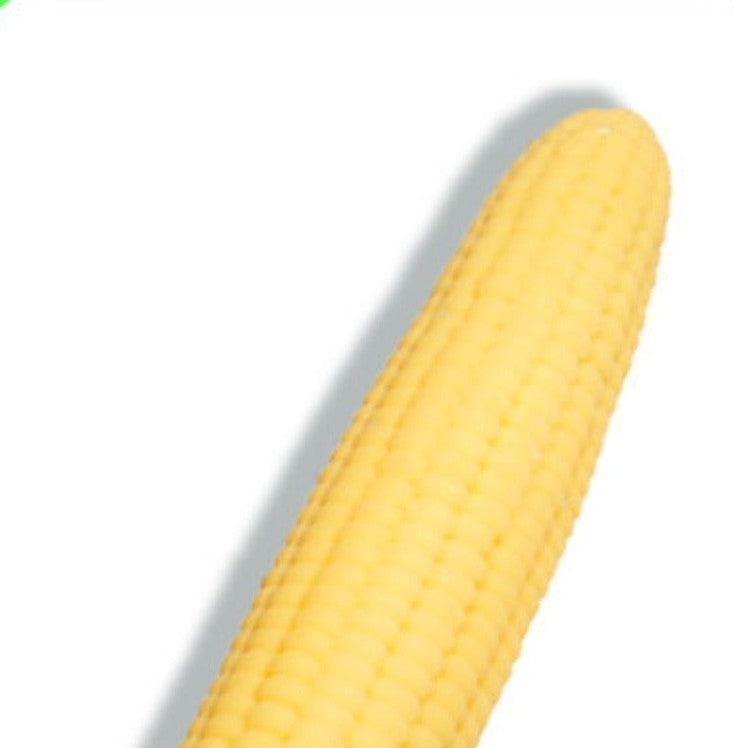 Gelber texturierter Vibrator in Maiskolben-Form - Wellness-Massagegerät mit 10 Modi