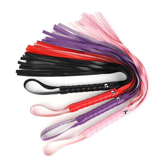 Schwarze Velours-Handschellen mit Metallkette und Karabinerhaken - BDSM-Accessoire Set